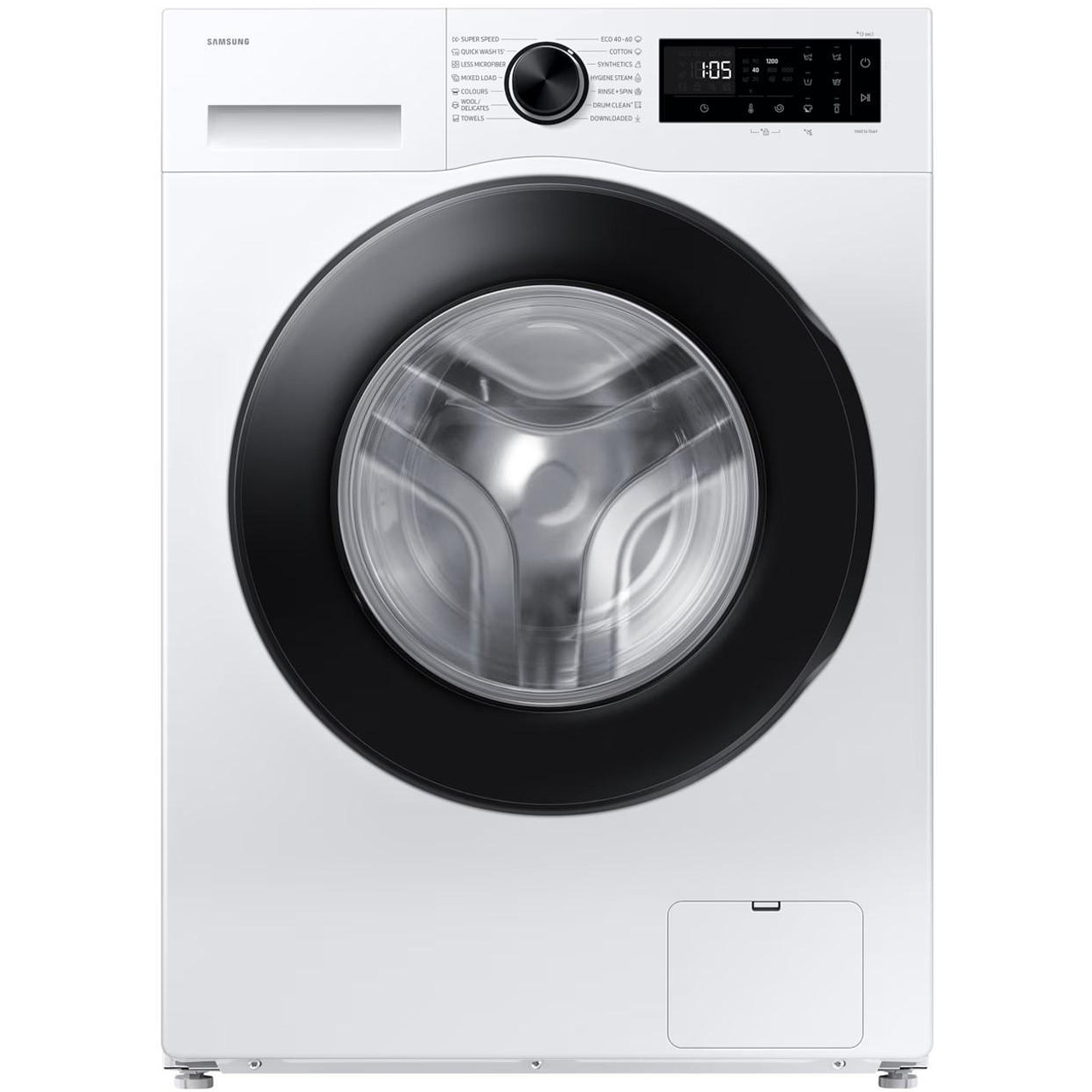 Пералня Samsung WW80FG5L32AELE , 1200 об./мин., 8.00 kg, A , Бял