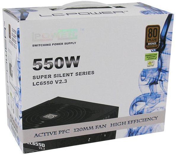 Захранване за компютър LC Power LC6550 V2.3 - Super Silent Series