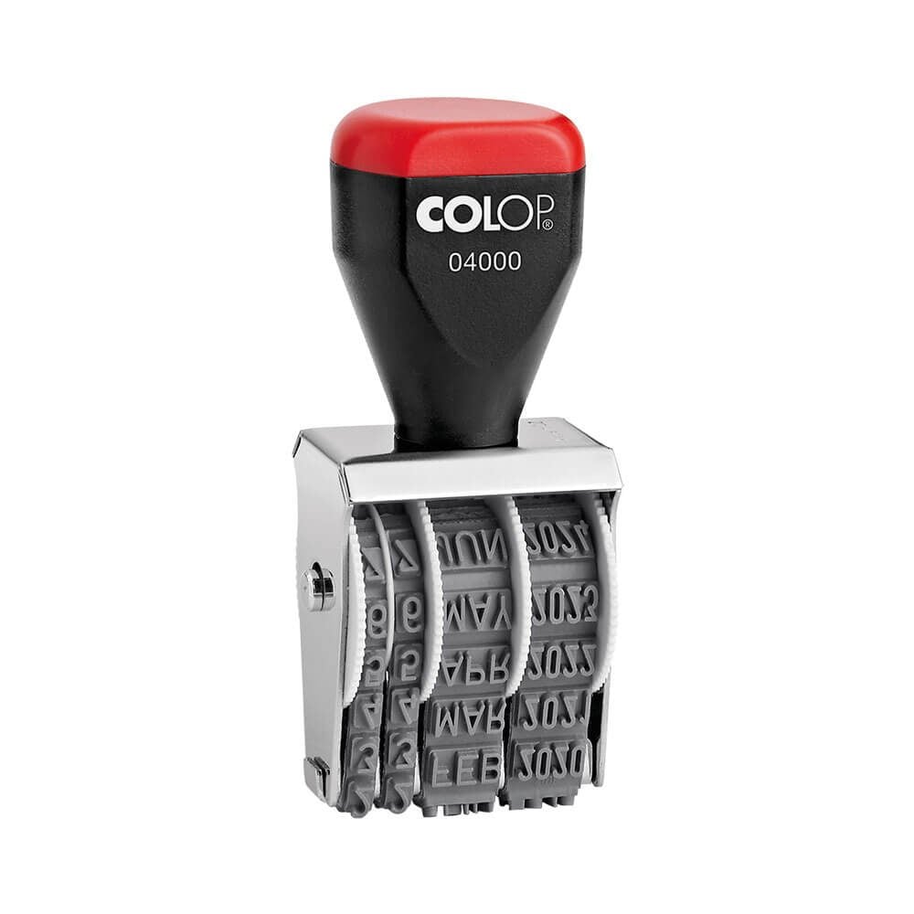 Colop Датник 04000/04, с букви, 4 mm