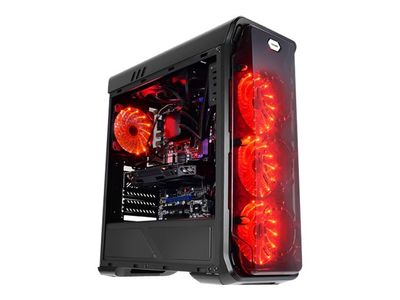 Кутия за компютър LC Power Gaming 988B Red Typhoon - mid tower - ATX