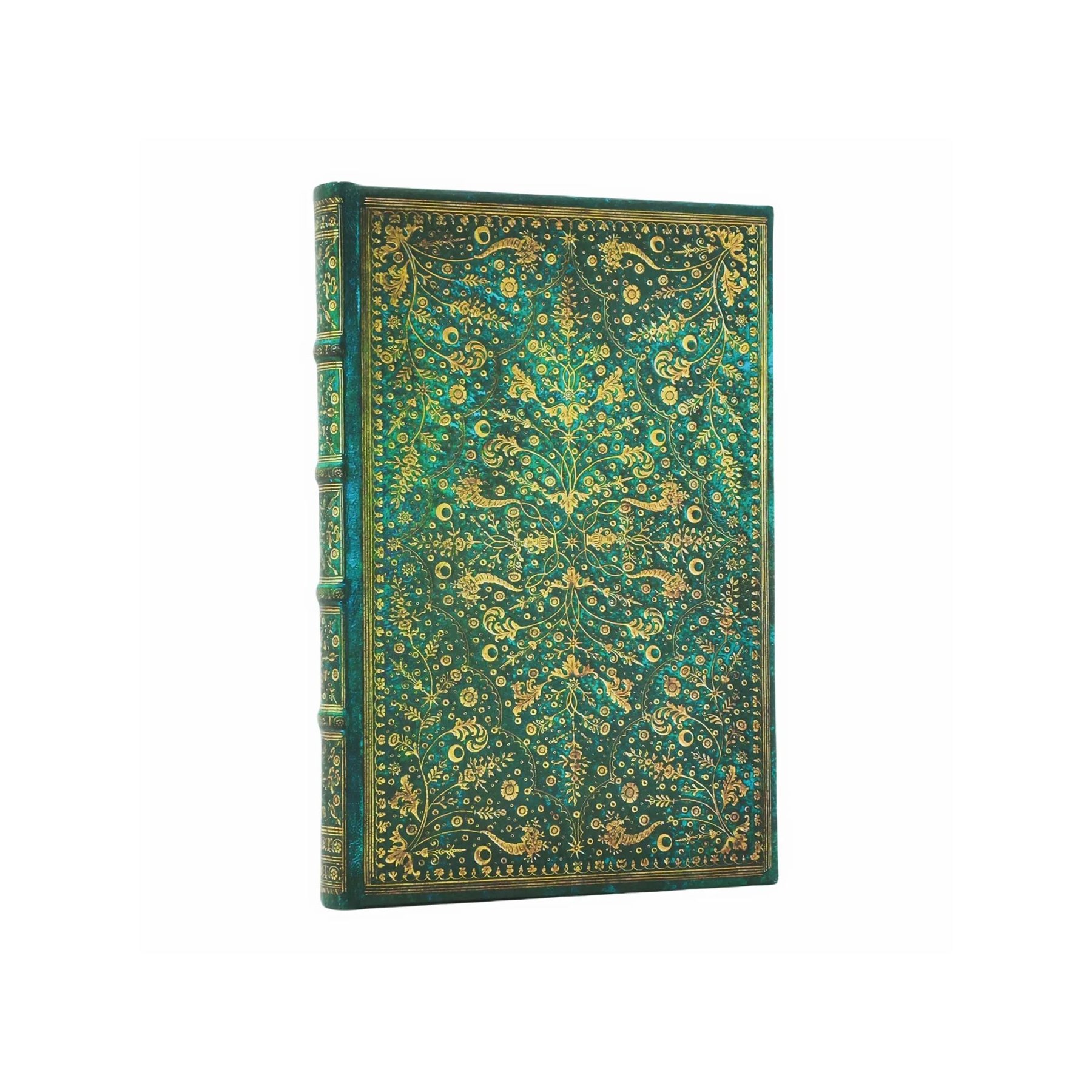 Paperblanks Тефтер Emerald Flower, Mini, нелиниран, твърда корица, 88 листа