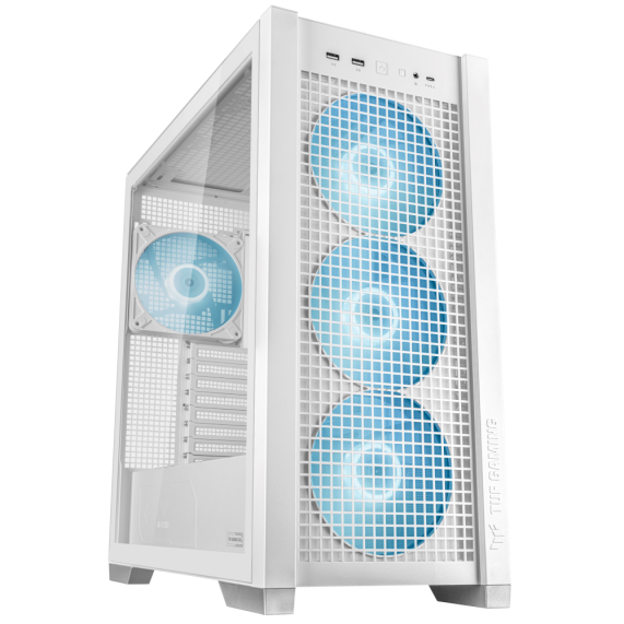 Кутия за компютър ASUS GT302 TUF GAMING MID TOWER ARGB ALB TUF GAMING GT302 TG ARGB WHITE