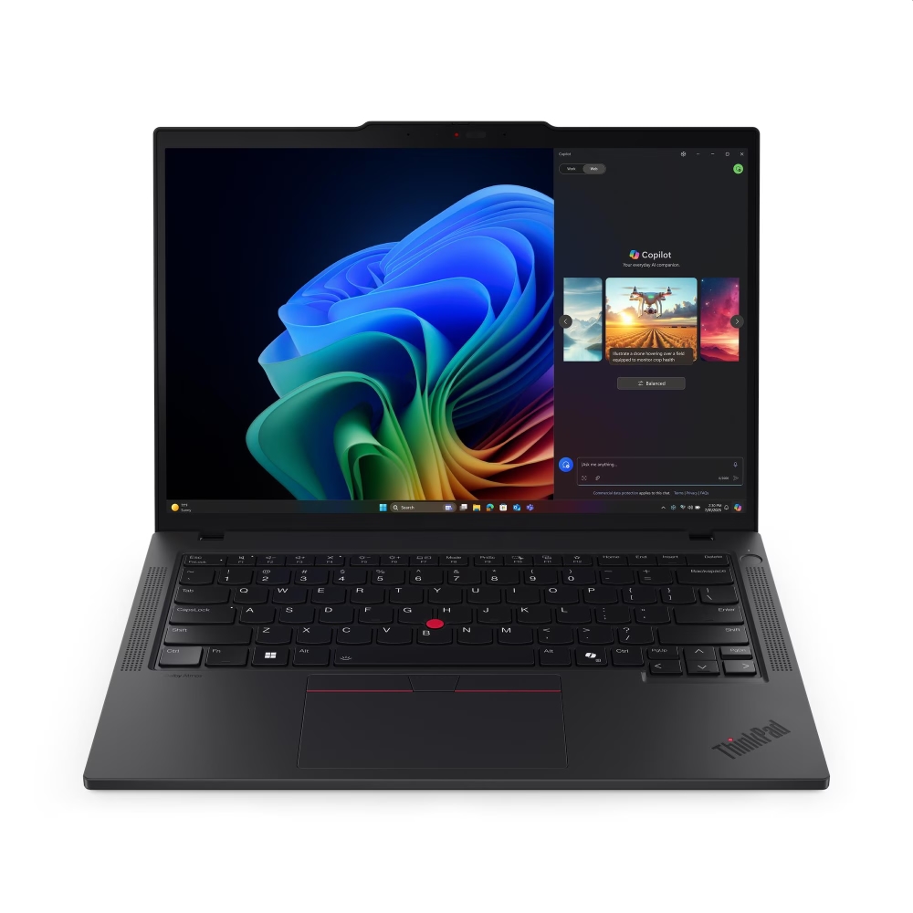 Lenovo ThinkPad T14 G6 Intel Core Ultra 7 255U, 12C (up to 5.2GHz, 12MB), 32GB(2x16) SODIMM DDR5-5600, 1TB SSD, 14" WUXGA (1920x1200) IPS AG, Intel Graphics, 5MP&IR Cam, Backlit KB, WLAN, BT, SCR, FPR, 4 cell, Win11Pro, 3Y Premier