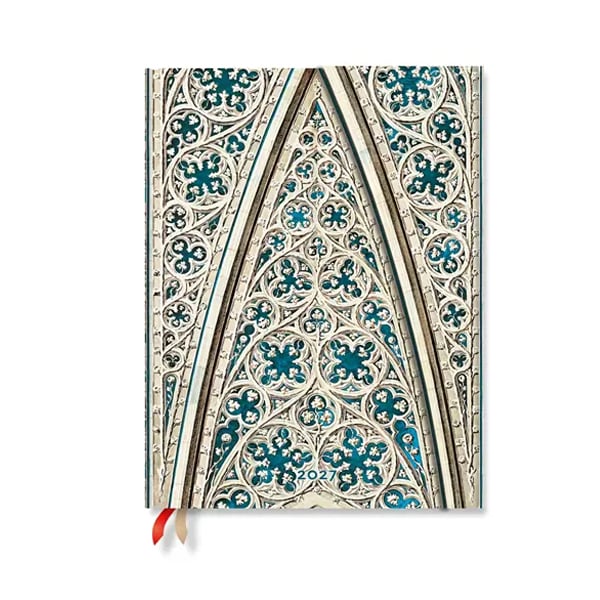Paperblanks Планер Duomo di Milano, Ultra, хоризонтален, твърда корица, 88 листа, за 2027 година