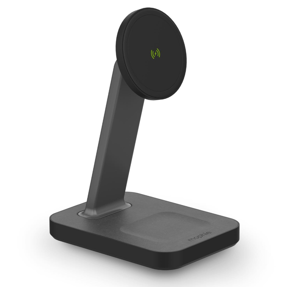 Зарядно със стойка mophie Snap+ charging stand pad-Black
