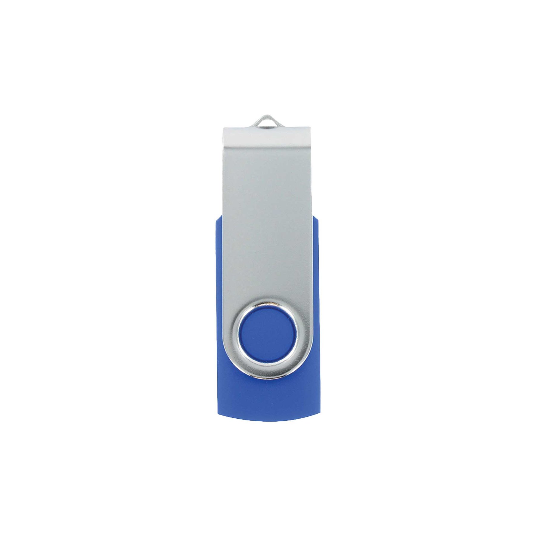 Office 1 USB флаш памет Swivel, USB 2.0, 16 GB, без лого, синя