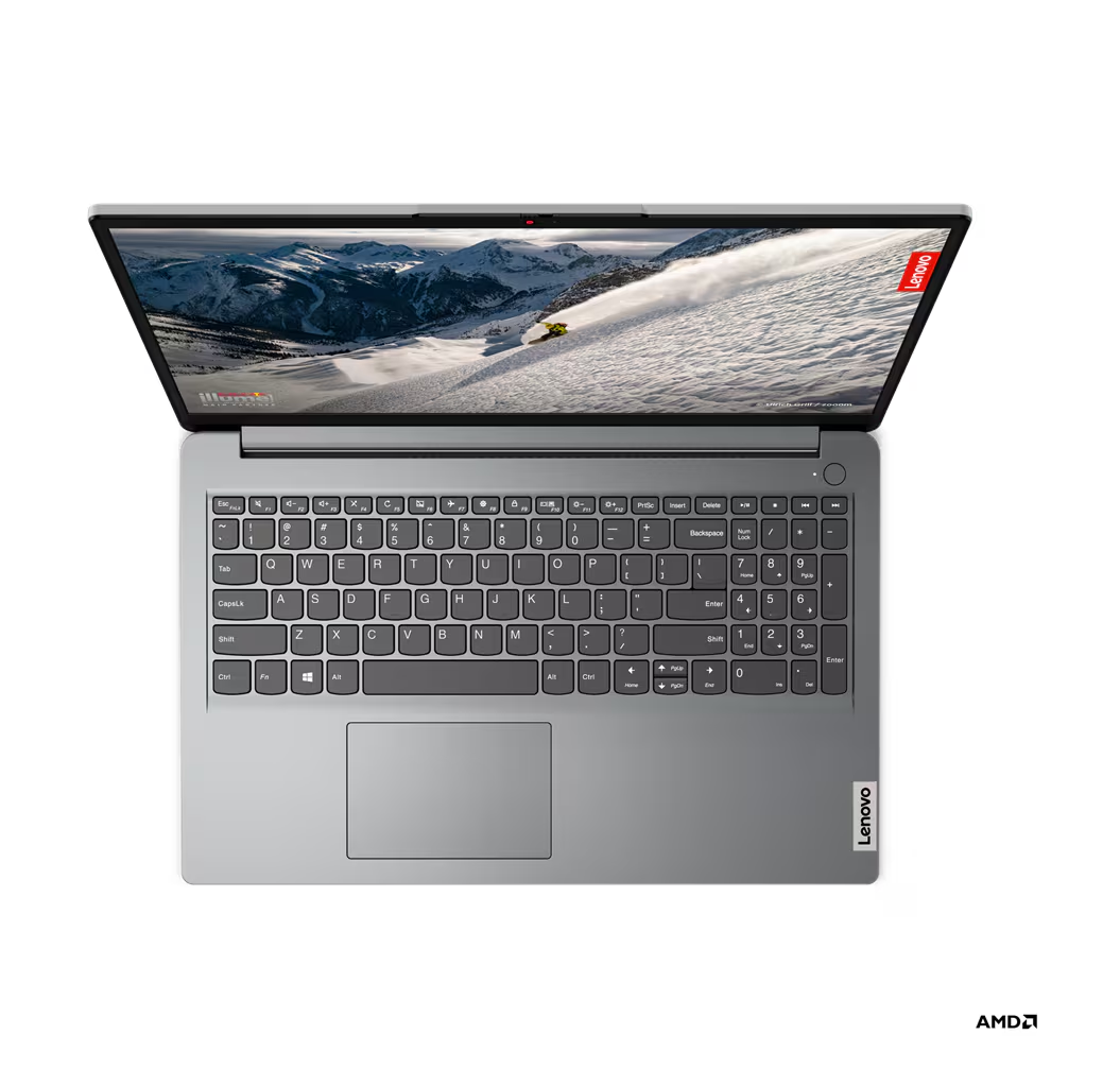 Лаптоп LENOVO IP1 15 / 82VG00PVBM,  15.6",  AMD Ryzen 3 7320U (4C / 8T, 2.4 / 4.1GHz, 2MB L2 / 4MB L3), RAM 16GB, SSD 512GB
