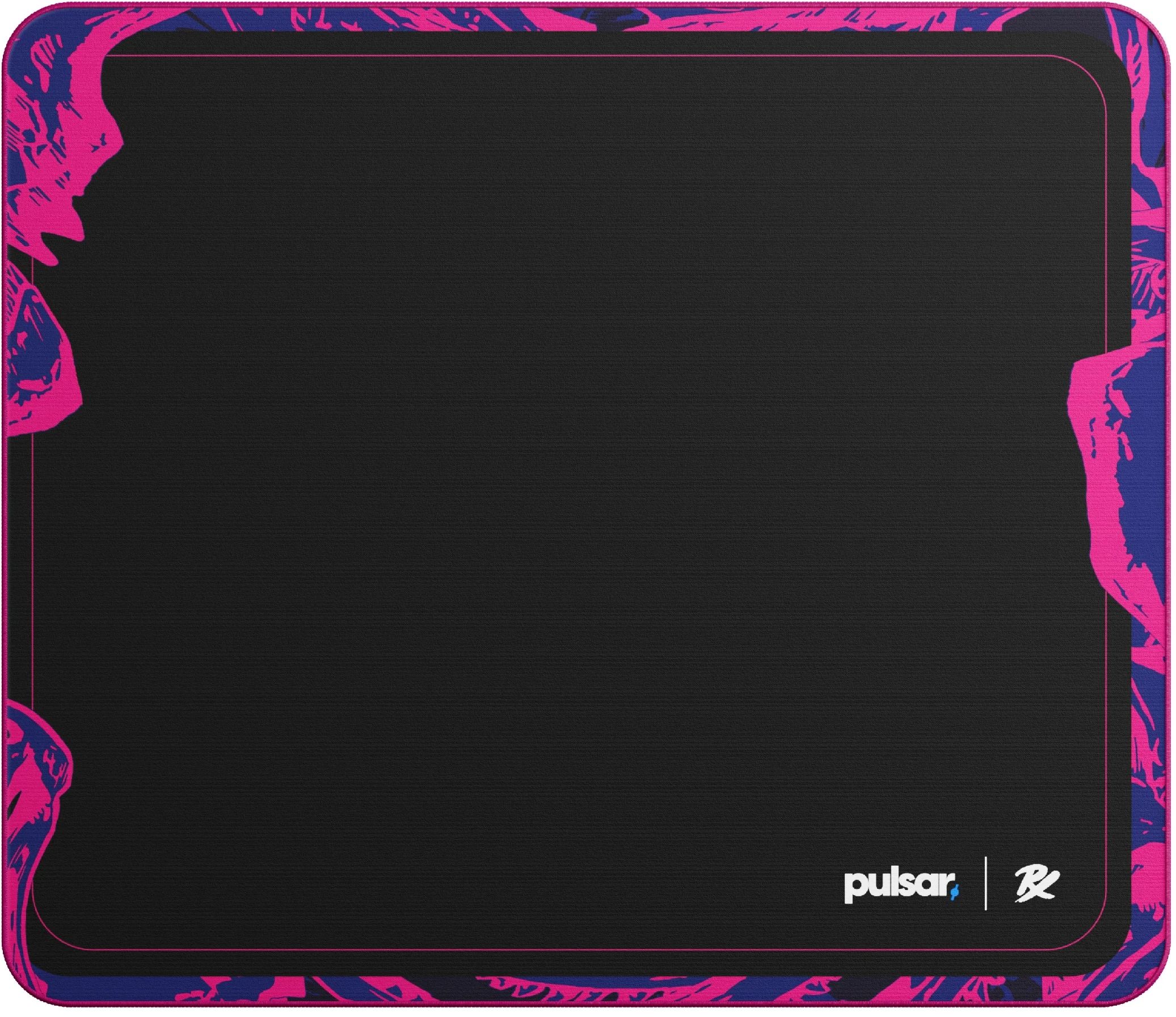Гейминг подложка Pulsar - PRX Edition, XL, мека, черна/розова