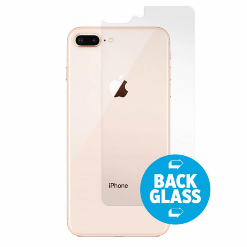 Gadget Guard Back Tempered Glass Black Ice Edition - калено стъклено защитно покритие за задната част на iPhone 7 Plus, iPhone 8 Plus (прозрачен)