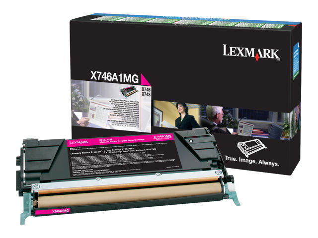 LEXMARK X746 X748 7K toner cartridge magenta standard capacity 7.000 pages 1-pack With returnprogram