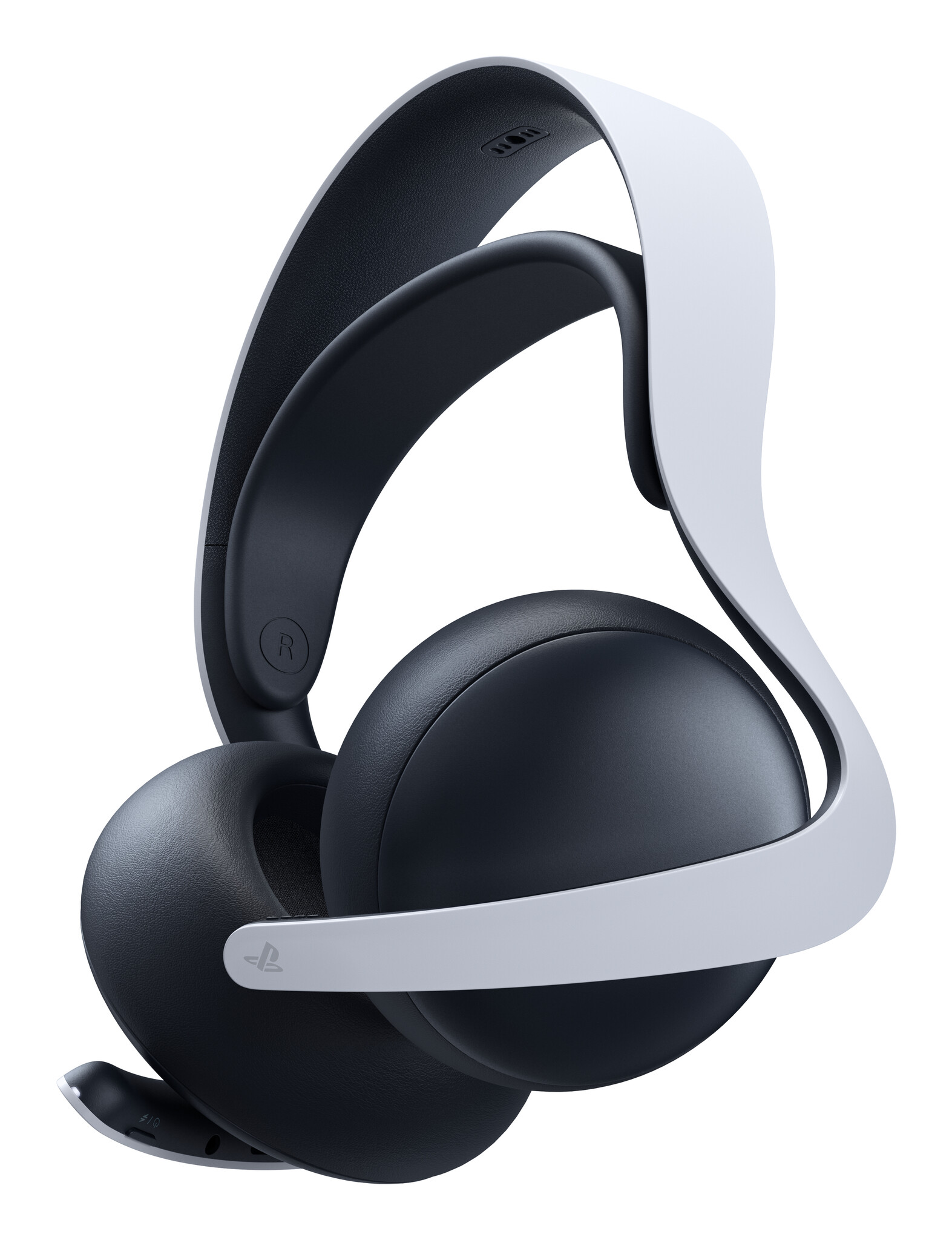 Sony PULSE Elite Слушалки Жична и безжична Лента за глава Игри Bluetooth Стойка за зареждане Черен, Бяла