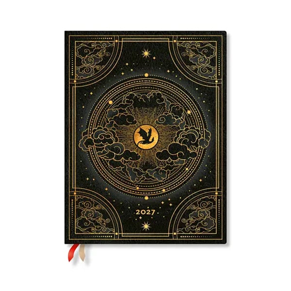 Paperblanks Планер Shadows of Navarre, Ultra, 1 ден на страница, твърда корица, 216 листа, за 2027 година