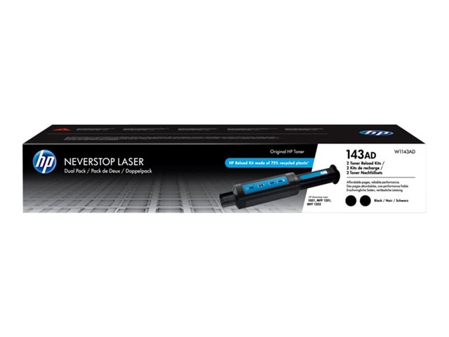 HP 143AD Neverstop Toner Reload Kit 2-Pack