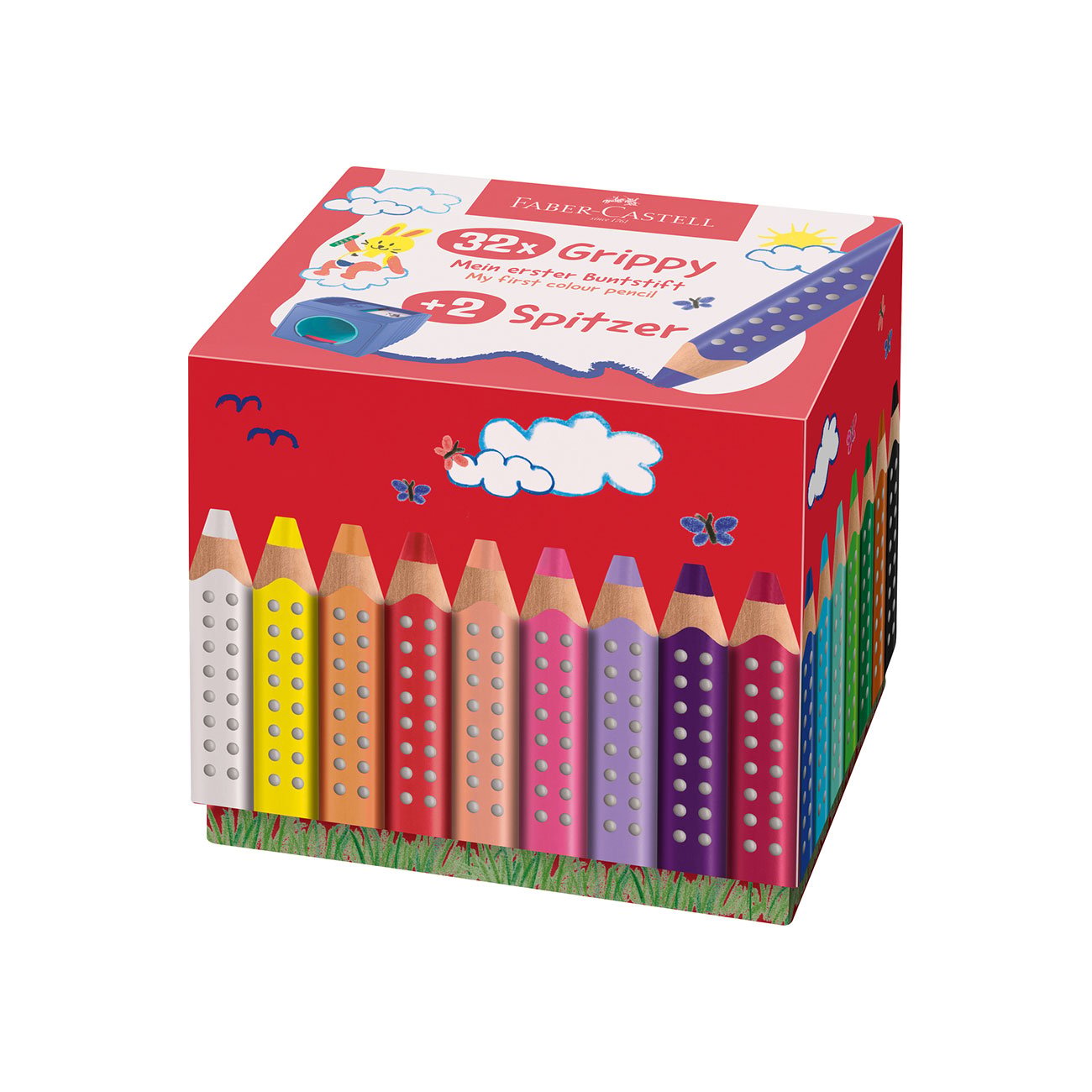 Faber-Castell Моливи Grippy, 36 цвята