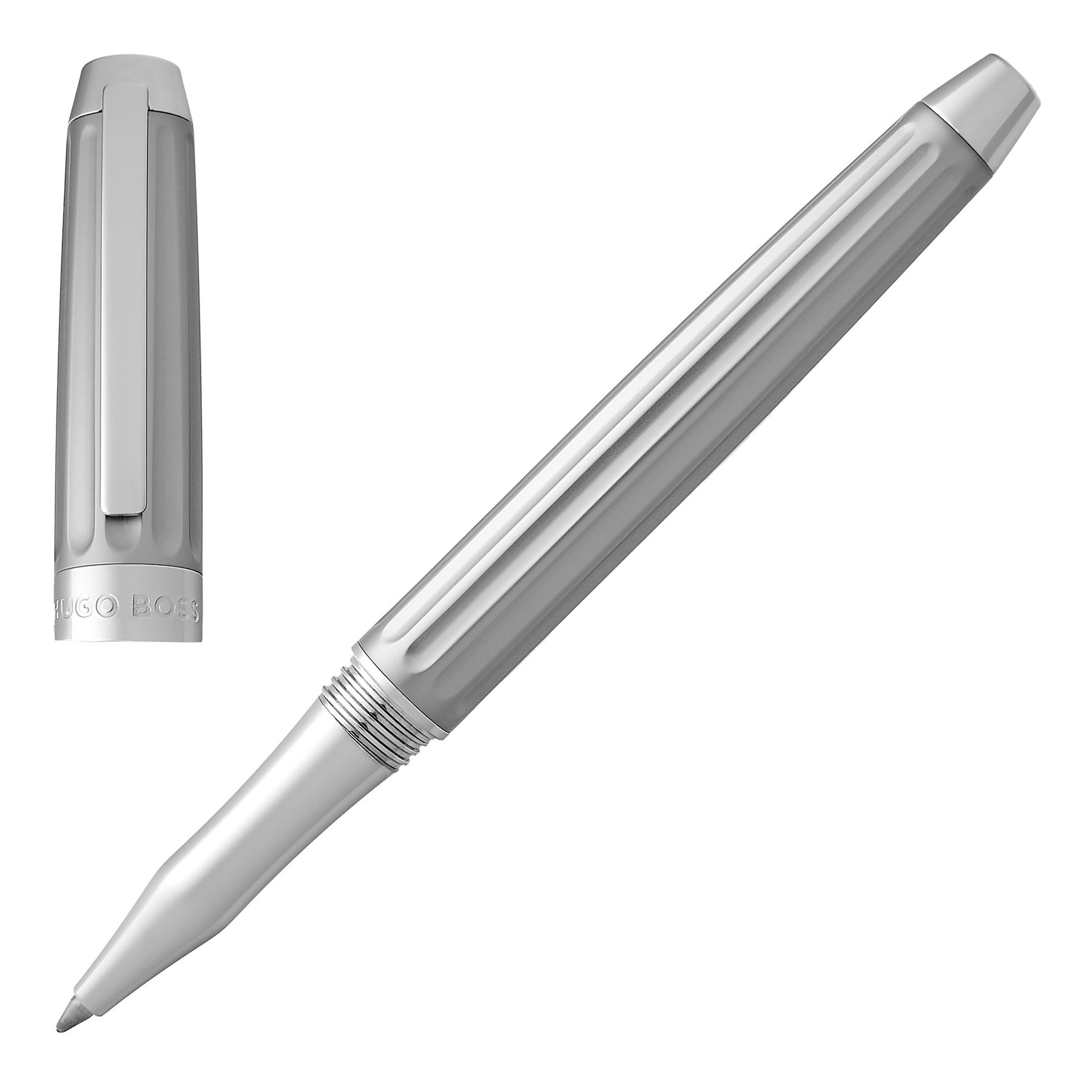 Hugo Boss Ролер Beam Chrome, в кутия, сребрист