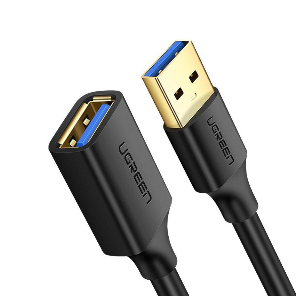 Ugreen Extended cable Male USB-A to Female USB-A USB 3.0 2m black (10373B) (UGR10373B)