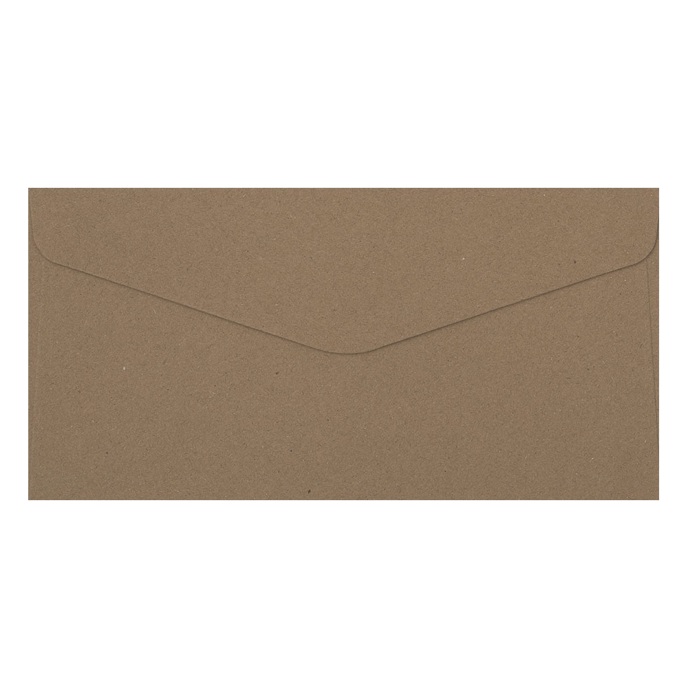 Плик DL 120гр Kraft тъмно бежово 10бр