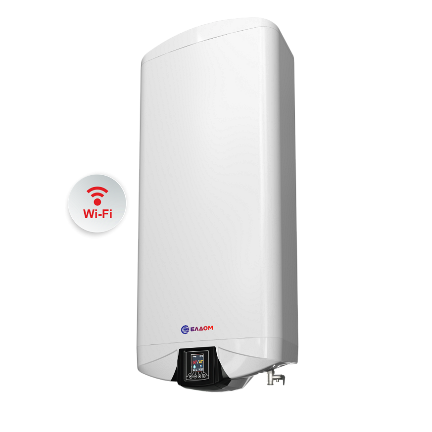 Бойлер Елдом DU080FW-W 65L 3.3KW WI-FI Галант , Вертикален , 3.3 , 65 , B