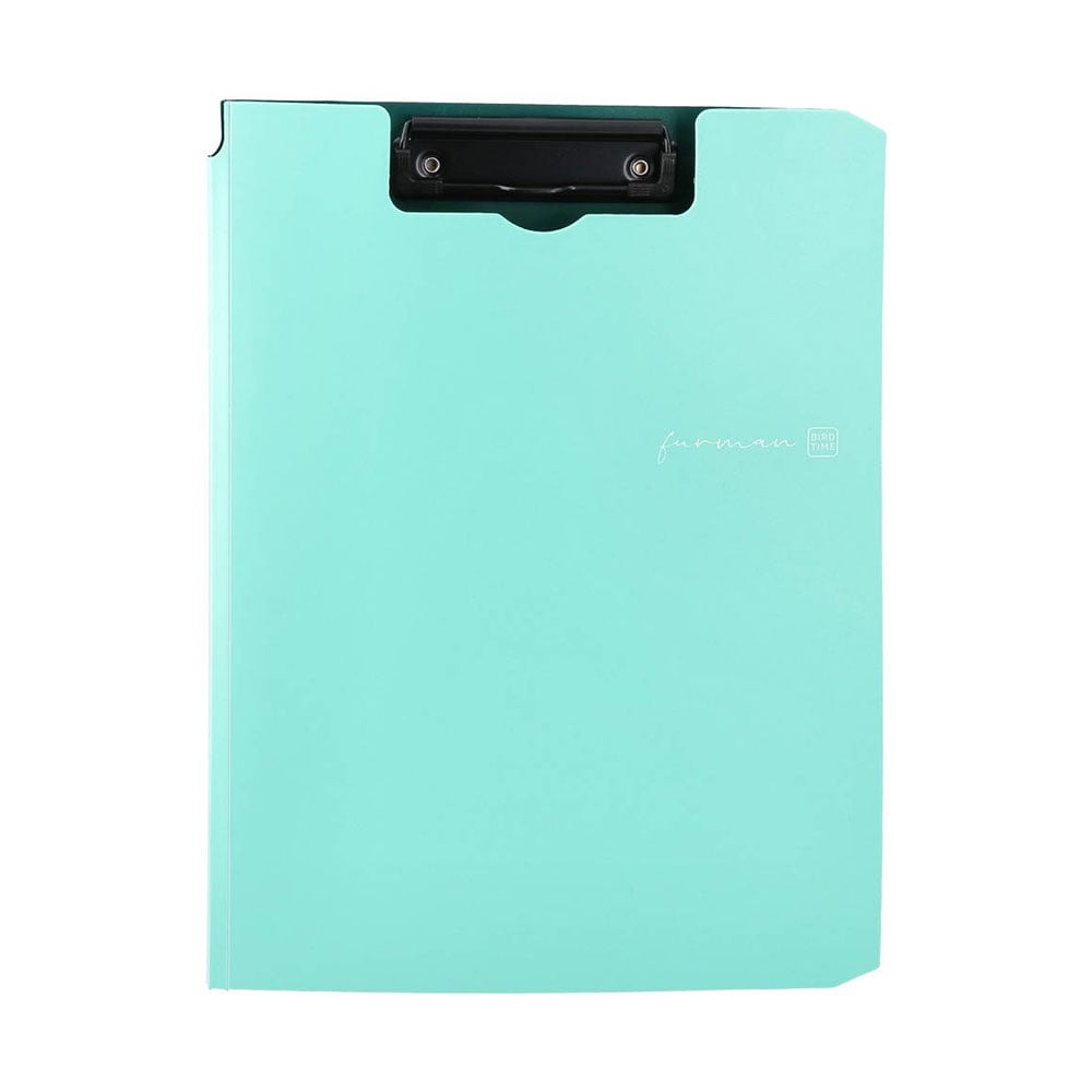 Клипборд Biro Time Furman, А4, с капак, зелен