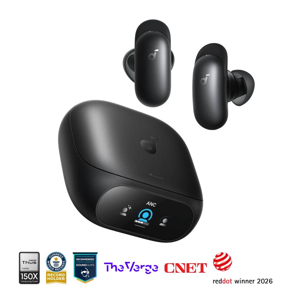 Anker Soundcore Liberty 5 Pro – TWS безжични слушалки с ANC 4.0, LDAC, Bluetooth 6.1, черни