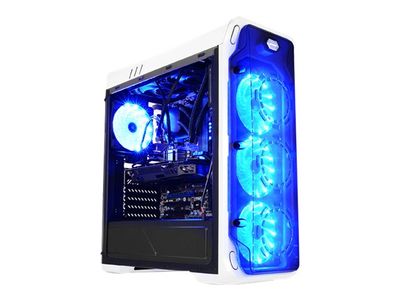 Кутия за компютър LC Power Gaming 988W Blue Typhoon - mid tower - ATX