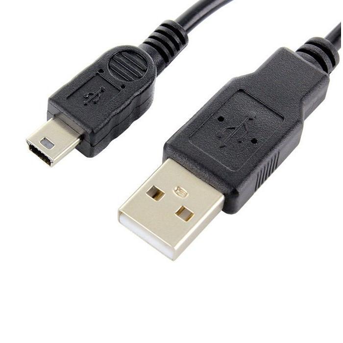 Forever Кабел mini USB 1A, 1м черен