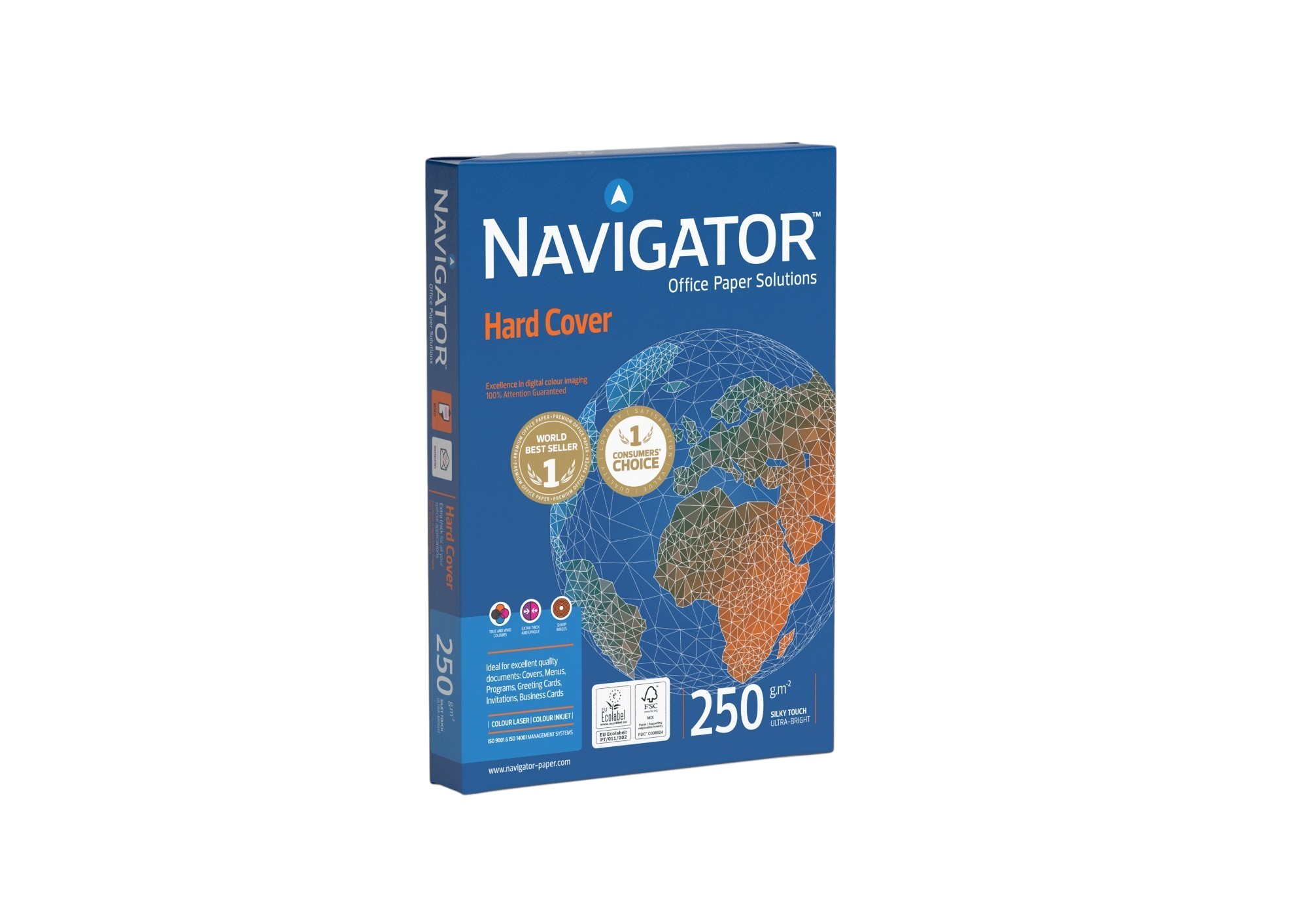Navigator Копирен картон Hard Cover, А4, 250 g/m2, 125 листа