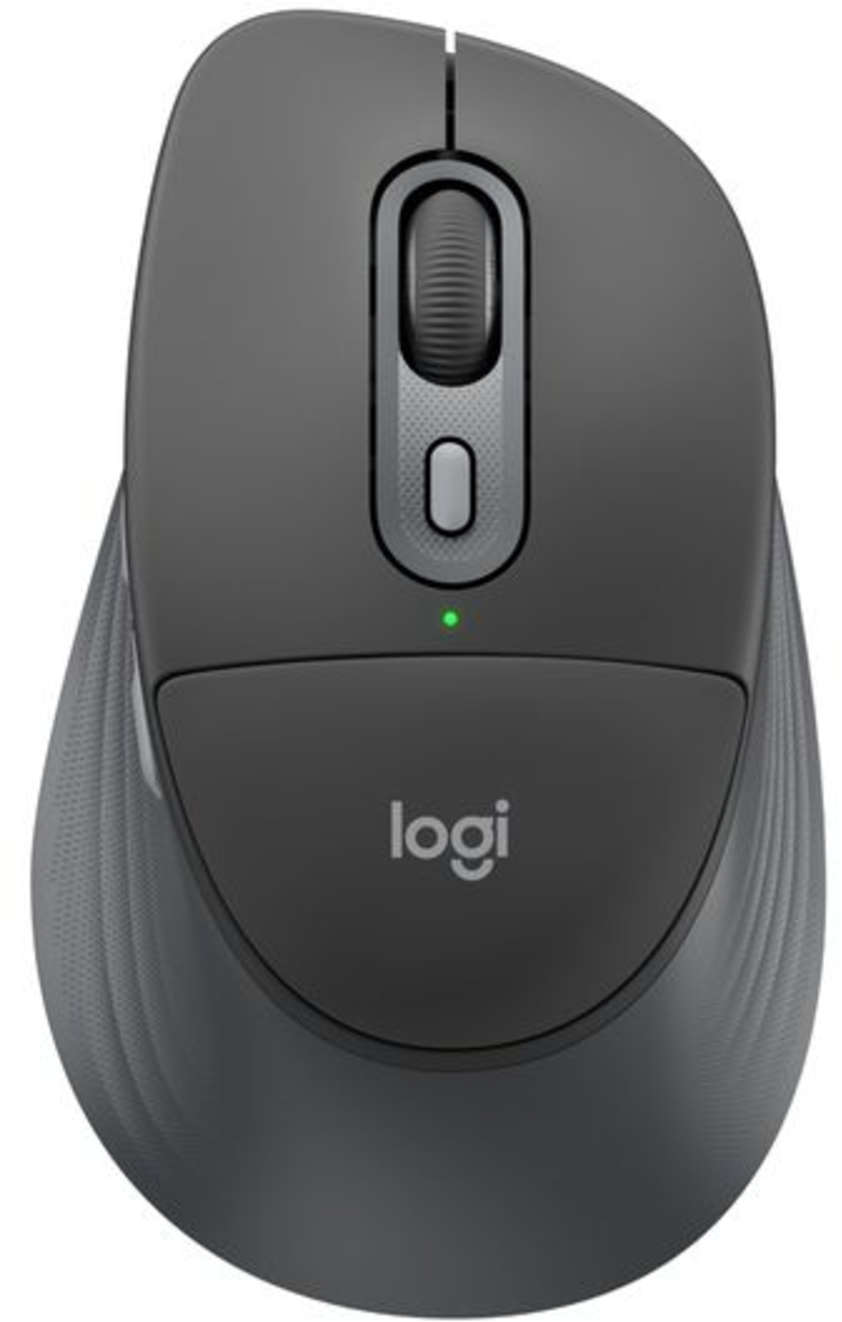 Мишка Logitech - Signature Comfort Plus M850 L, оптична, безжична, графит