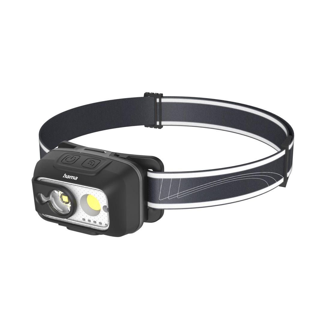 HAMA Фенер Челник/ LED &quot;HL500-C&quot;, USB-C, 4 Режима