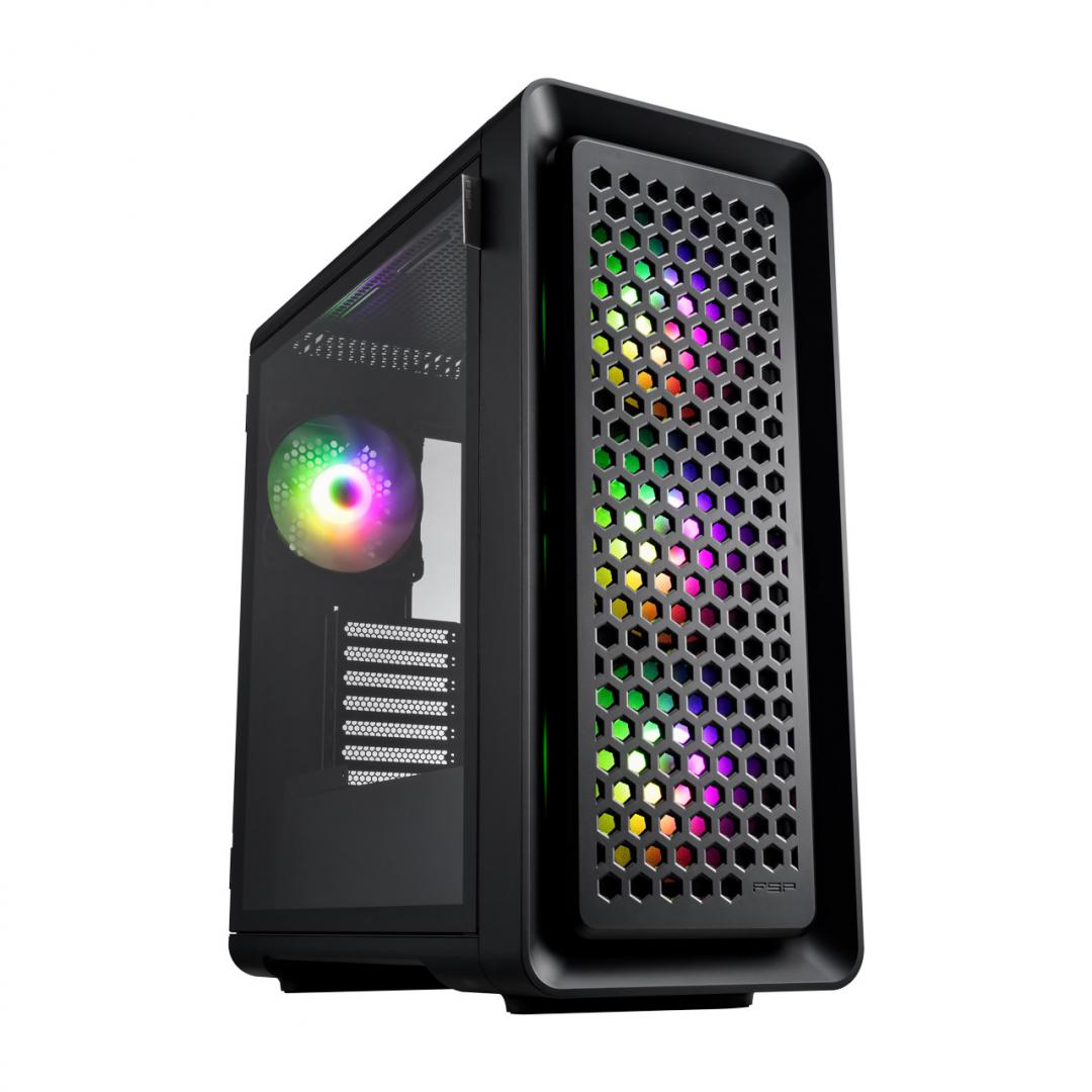 Кутия за компютър Fortron Cut593A Ultra Tower ARGB, CUT593A, BLACK