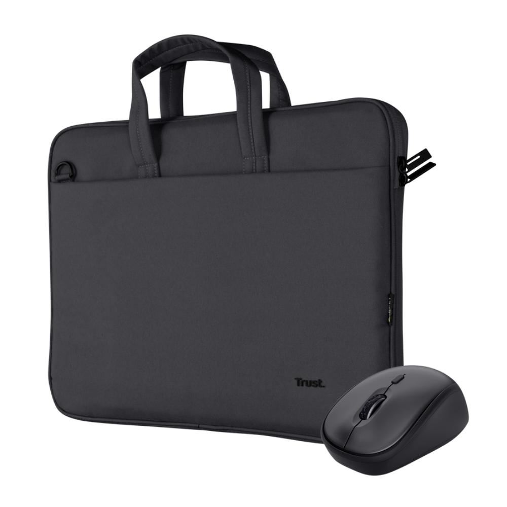 Trust Bologna Bag And Mouse Set Black (24988) (TRS24988)