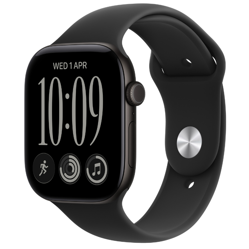 Смарт часовник Apple Watch 12 Cell 42mm Black/Black Band S/M mjg04 , 64 , Apple S11 64-bit Dual Core