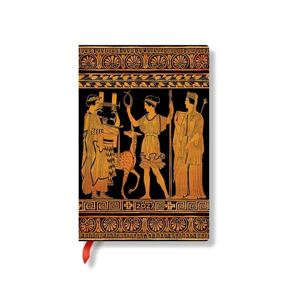 Paperblanks Планер Gathering of Deities, Mini, хоризонтален, мека корица, 88 листа, за 2027 година