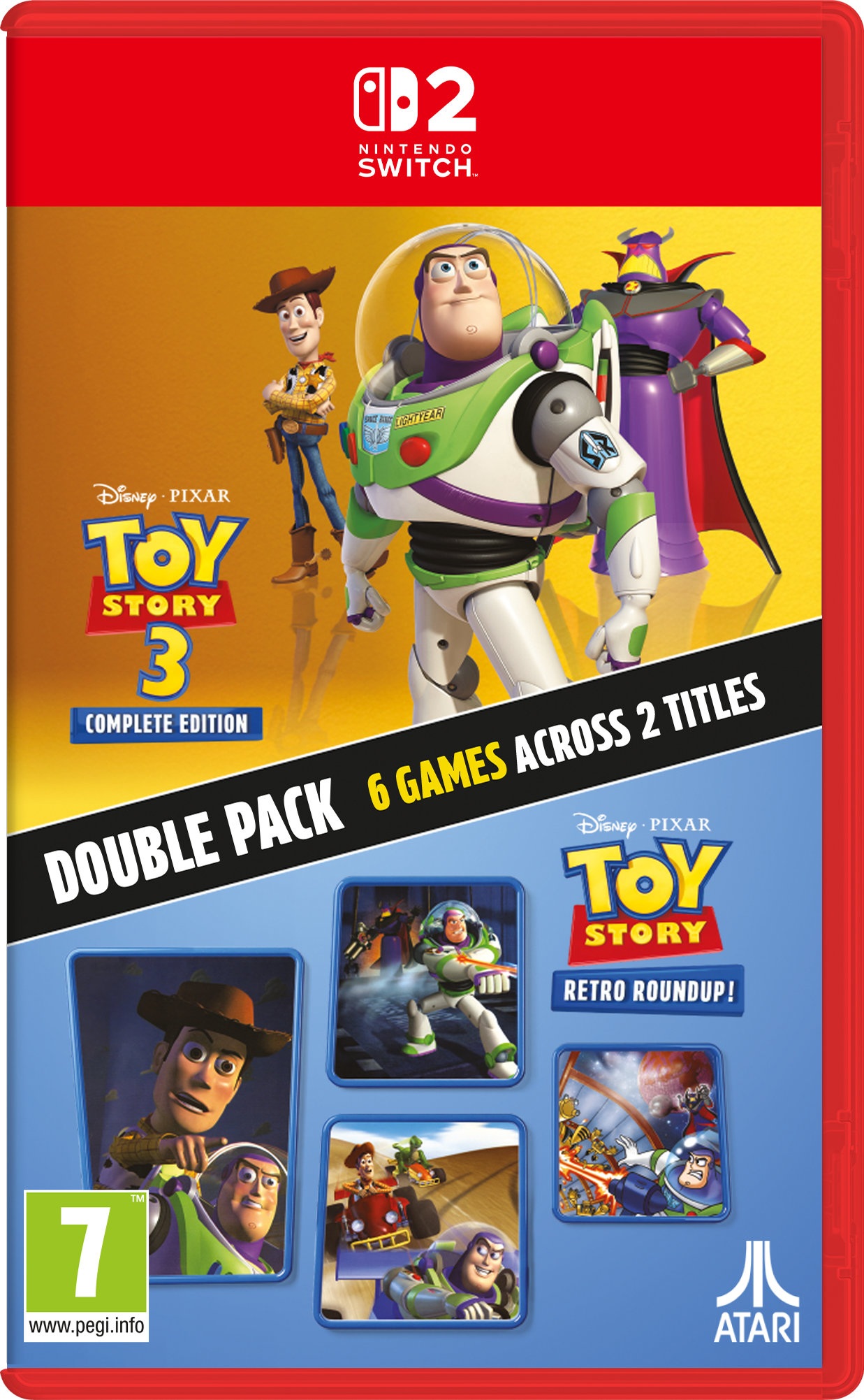 Toy Story: Retro Roundup! + Toy Story 3 Complete Edition Double Pack (Nintendo Switch 2)