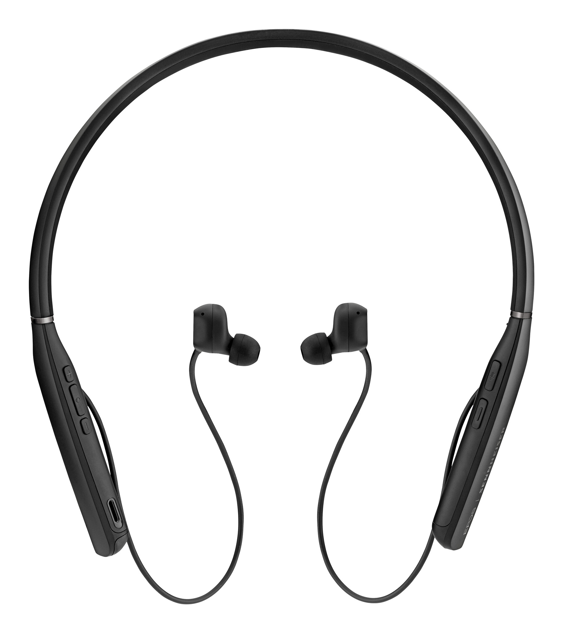 EPOS | SENNHEISER ADAPT 460 Слушалки Безжичен Лента за врат Офис/Център за обаждания Bluetooth Черен, Сребърен