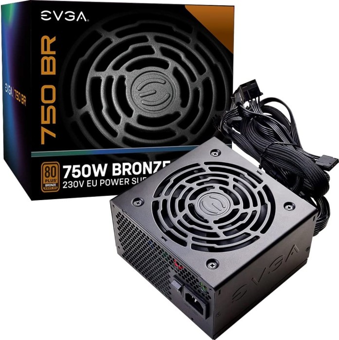 Захранване за компютър EVGA BR Serie 750 BR 750W ATX 2.3