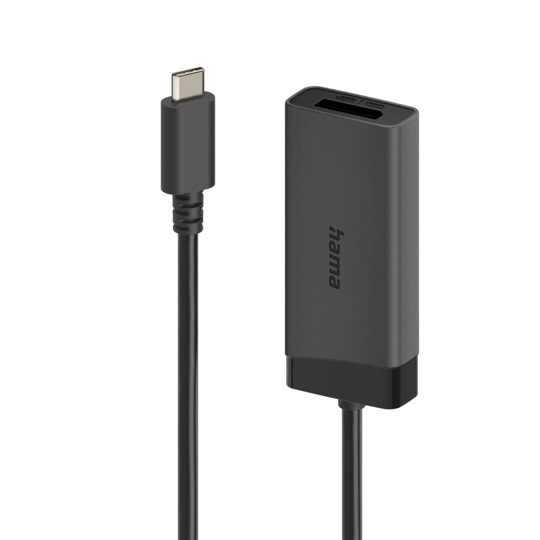 HAMA Видео адаптер, USB-C - DisplayPort / HDMI&trade;, Ultra-HD 4K@60hz