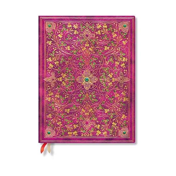 Paperblanks Планер Diamond Jubilee, Ultra, хоризонтален, твърда корица, 80 листа, за 2026 година