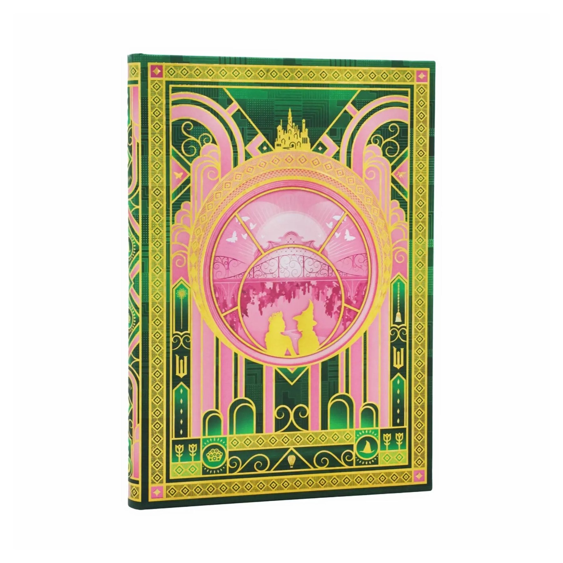 Paperblanks Тефтер The magic of Wicked, Midi, широки редове, твърда корица, 72 листа