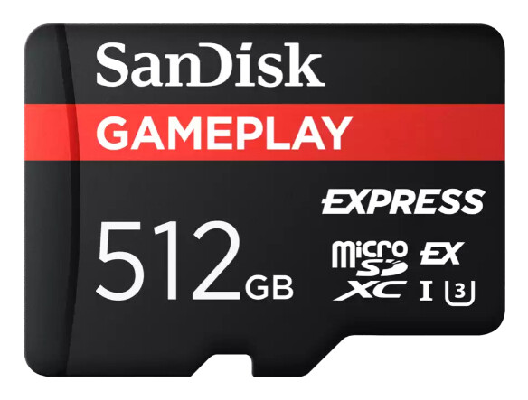 SanDisk GamePlay Express microSD 512GB UHS-I Клас 10