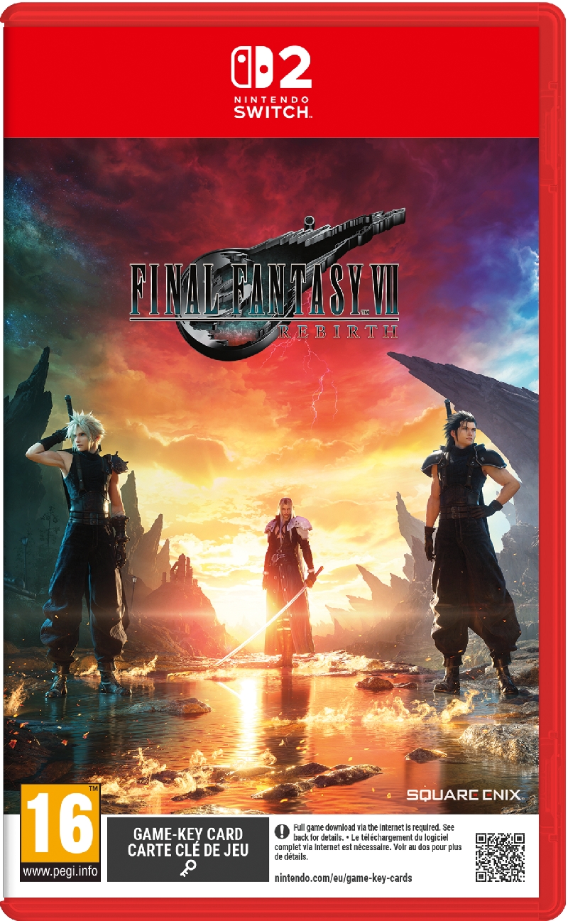 Final Fantasy VII Rebirth (Day One Edition) + Exclusive Magic The Gathering: Final Fantasy Promo Card (Nintendo Switch 2)