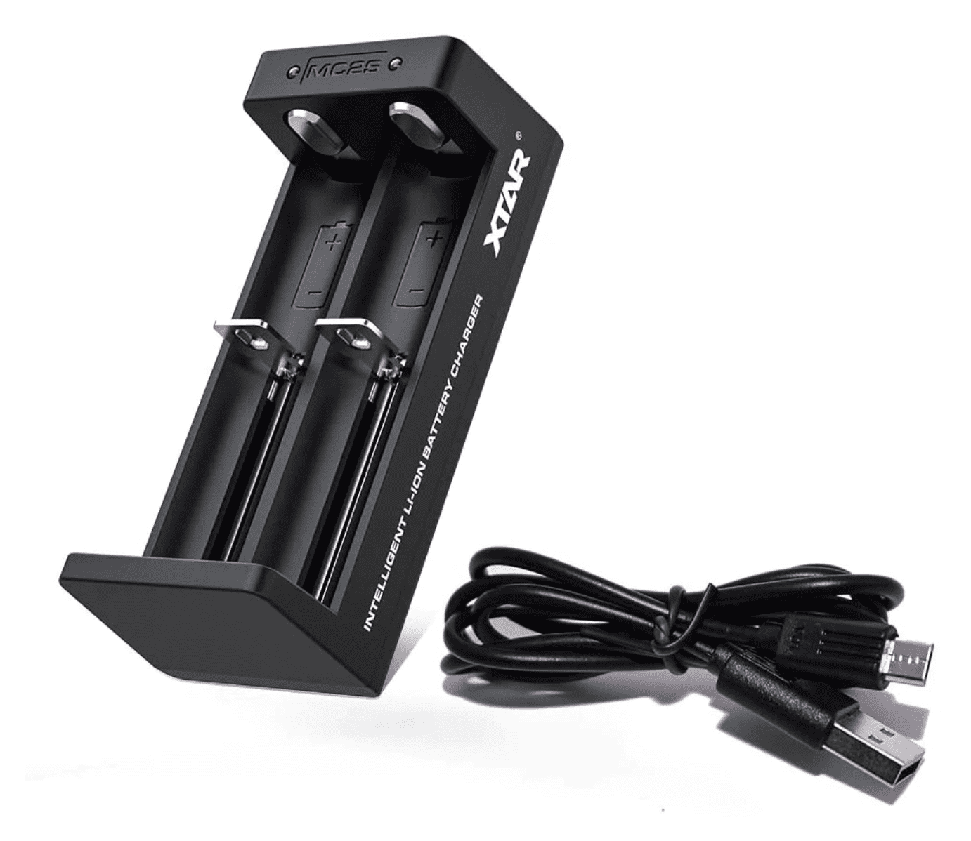 Зарядно у-во XTAR MC2S NEW, USB Type-C , Universal Charger, LiIon &amp; NIMH, 18650, CR123, AA, AAA  с 2 гнезда