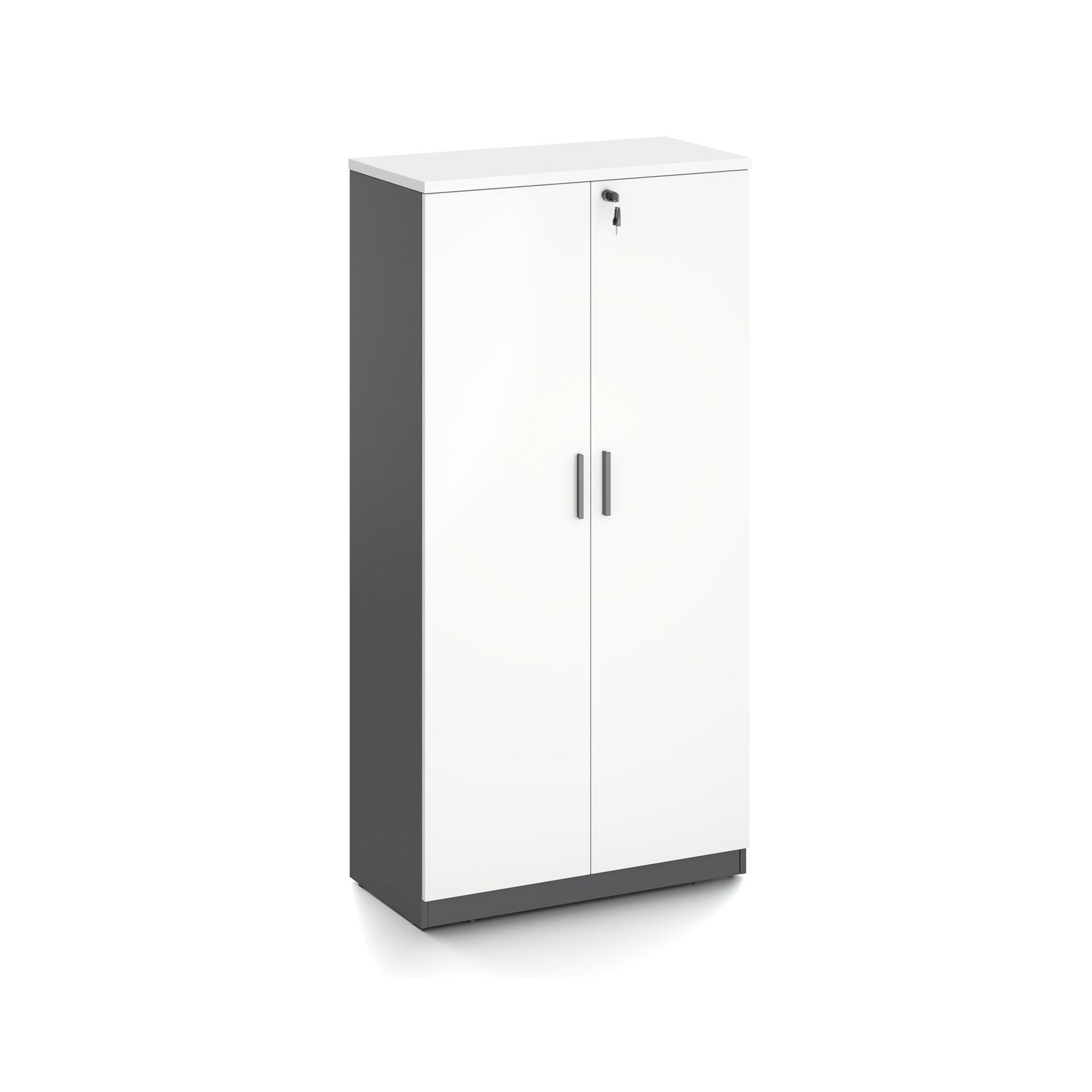 Шкаф RFG Monaco, 800 x 400 x 1600 mm, ПДЧ, бяло и черно