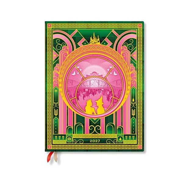 Paperblanks Планер The magic of Wicked, Ultra, вертикален, твърда корица, 88 листа, за 2027 година