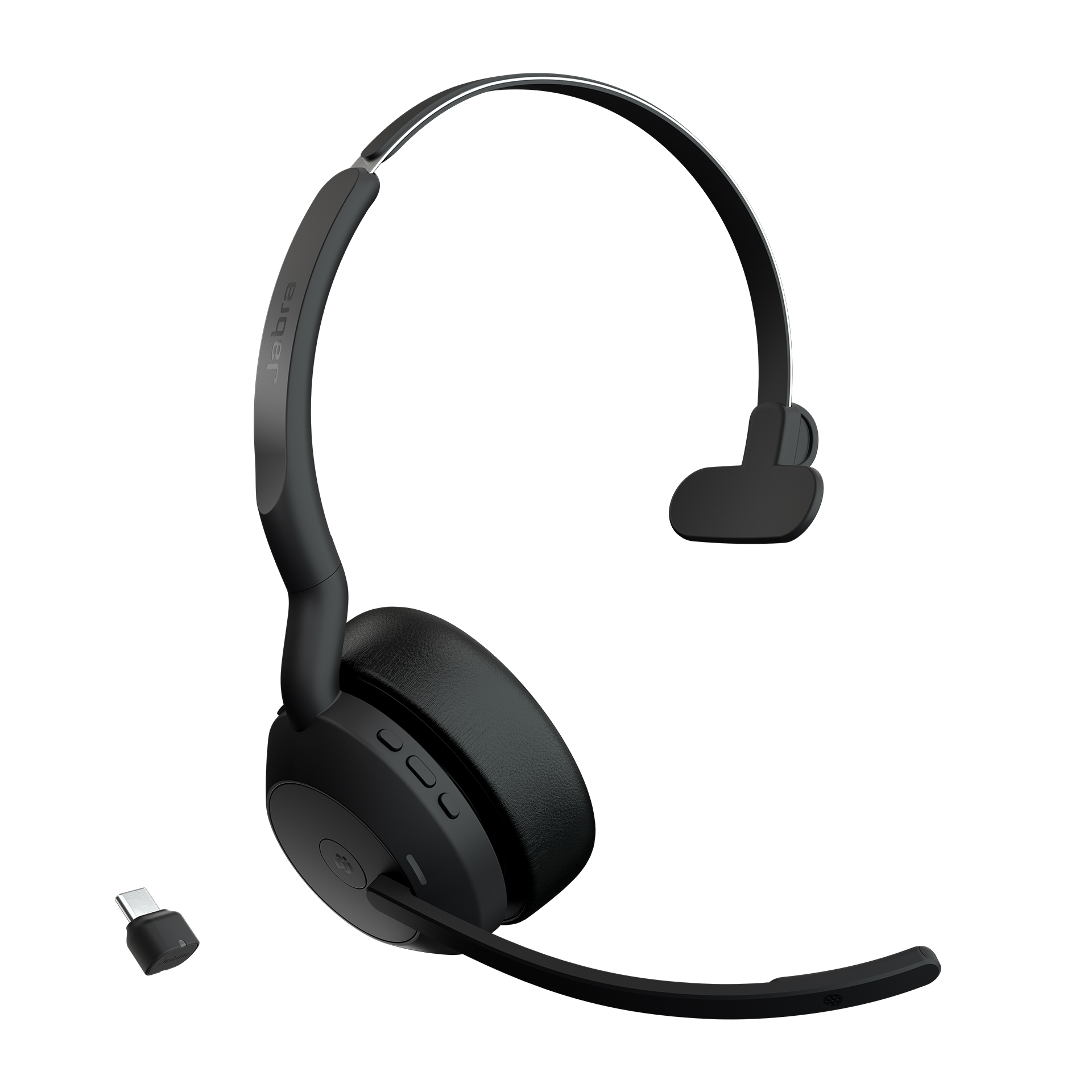 Jabra Evolve2 55 Слушалки Безжичен Лента за глава Офис/Център за обаждания UBS тип C Bluetooth Стойка за зареждане