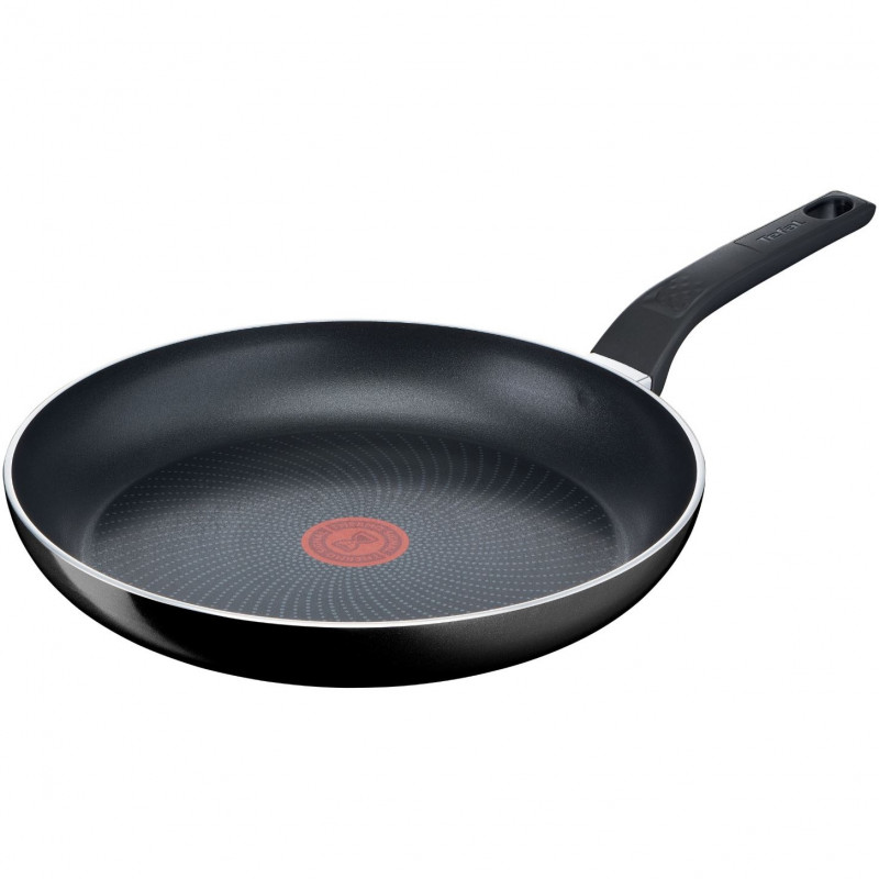 Тиган Tefal C2720453 Start&Cook, 24 см, Титаниево покритие, Thermo-signal, Thermo-Fusion, Индукция, Черен