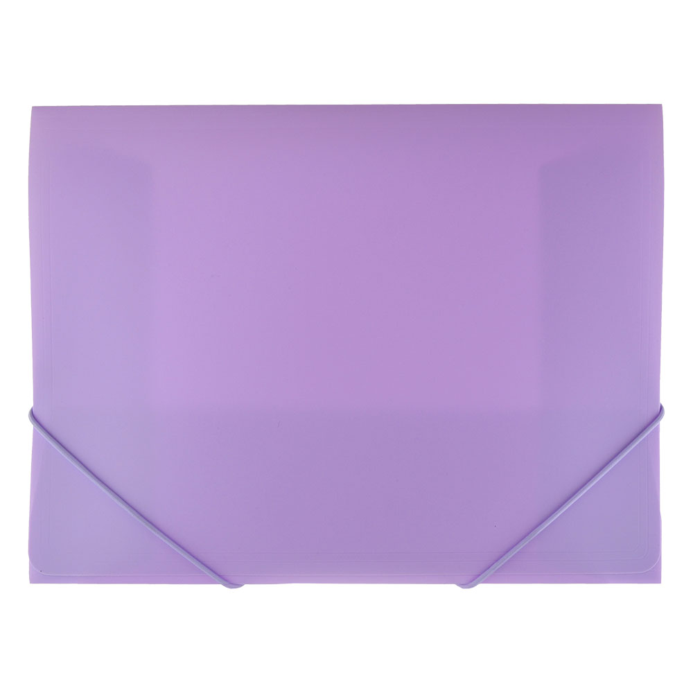 Папка pvc с ластик OfBox Maxi+ лилав