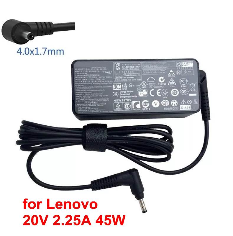 Адаптер за лаптоп (Зарядно за лаптоп) Lenovo 45W 20V 2.25A 4.0x1.7mm